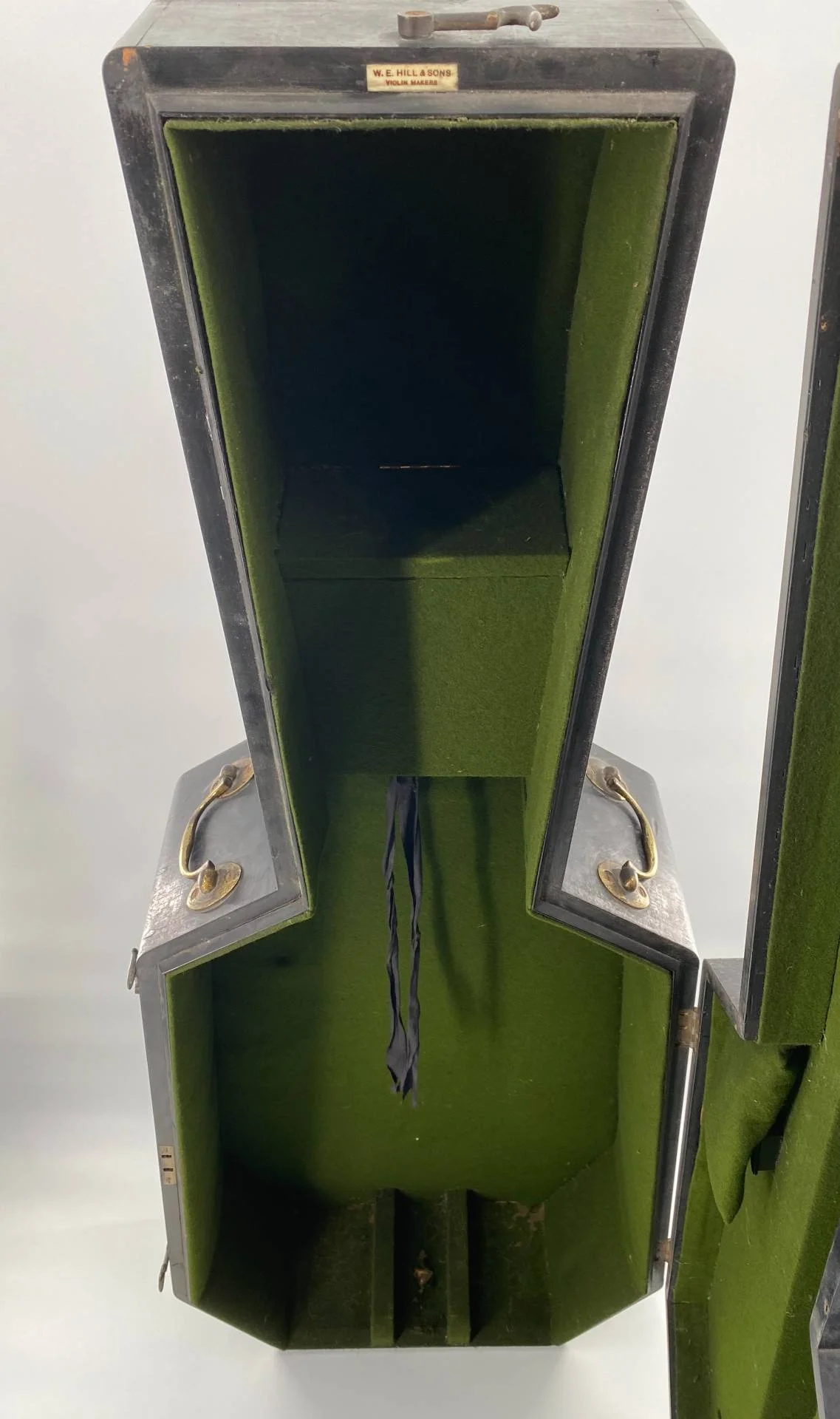 WE Hill Ebonized Wood Cello Case